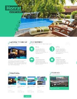  SJ Honrat v3.9.6 - responsive website template hotel or hotel for Joomla 