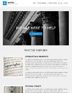 CI Factum v1.2.1 - a template of the personal website of the lawyer for Wordpress