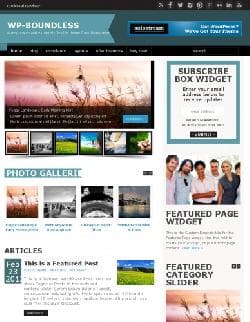 WP-Boundless v1.0.1 - a blog template for Wordpress