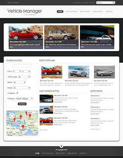 OS Auto Dealership v2.5.0 - a template of a car of the dealer for Joomla