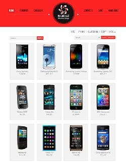 OS Mobile Store v2.5.0 - a template of online store for Joomla