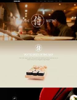 JXTC Samurai v3.4.0 - шаблон суши бара с видеоанимацией для Joomla
