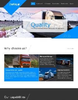 VT Trucking v1.2 - a cargo transportation a website template for Joomla