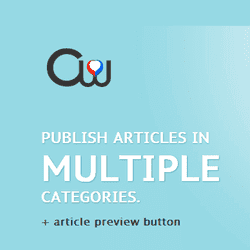 CW Multicategories v3.8.1.1 - multi categories for Joomla