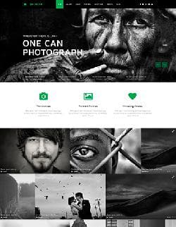 Shaper Shooter v1.5 - a template of the website of the photographer for Joomla