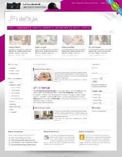 JP Lifestyle v2.5.001 - a template for Joomla