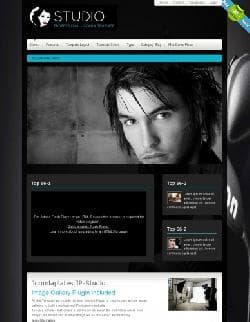 JP Studio v2.5.003 - a website template about studio photographings for Joomla