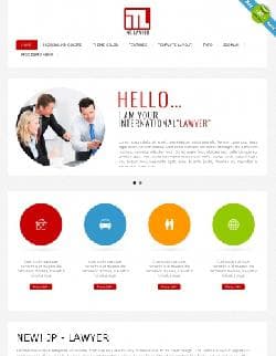 JP Lawyer v2.5.005 - a template of the website of lawyer office for Joomla