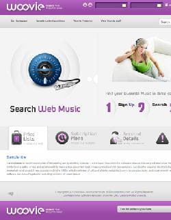BT Woovie v2.5.0 - template the website on search of music for Joomla