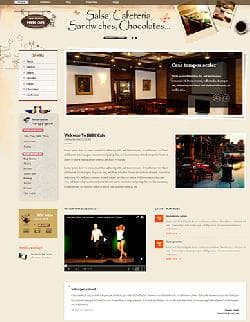 TZ HYEC Cafe v1.4 - a template of restaurant for Joomla