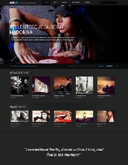 TZ Meloul v2.1 - a musical template for Joomla