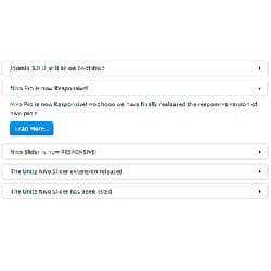 Unite Responsive Accordion v3.0 - формирование блока заголовков для Joomla