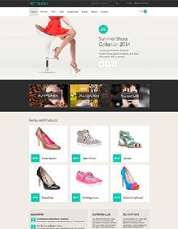  Hot Shoes v1.0 - template for online store selling shoes for Joomla 