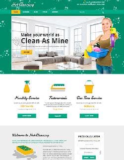 Hot Cleaning v1.0 - шаблон клининговой компании для Joomla