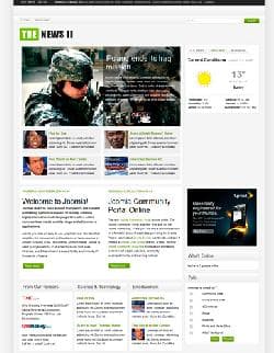 GK The News II v1.0 - a template of the news portal for Joomla