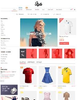 SJ Style v1.3.0 - a template of online store for Joomla