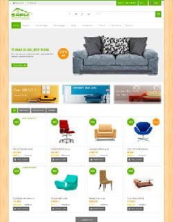 SJ Saphi v2.1.2 - template of online store of furniture for Joomla