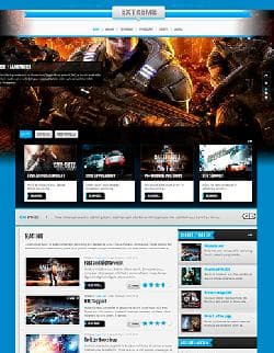 TX Extreme v1.4 - a game template for Joomla