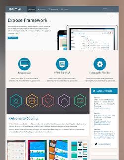 TX Optimus v1.1 - a universal strict template for Joomla