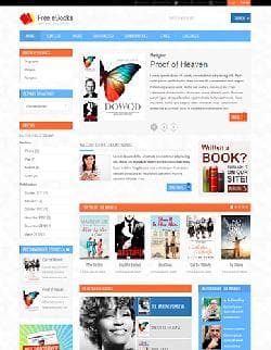 JM Free Ebooks v1.05 EF3 - a website template about books for Joomla