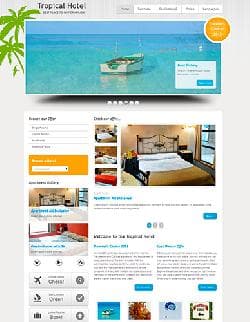 JM Tropical Hotel v1.03 EF3 - шаблон тропического отеля для Joomla 