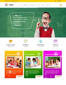 ZT Four v1.1.0 - a children&#039;s educational template for Joomla