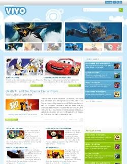  GK VIYO v1.0 - Joomla template for a site about cartoons 