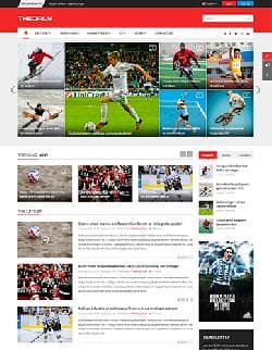 SJ TheDaily v2.0.0 - a sports news template for Joomla