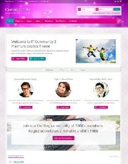 IT Community 3 v1.0 - a template for Joomla with support of JomSocial