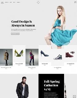 JA Cagox v1.0.9 - template of online store of clothes under Joomla 3.x