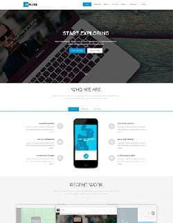  YJ Explore v1.0 - landing page template for Joomla 
