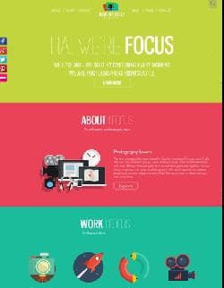  JUX Focus v1.0.2 - template for Joomla in flat style 