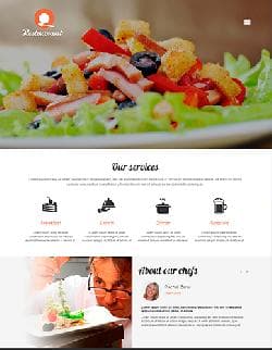  VT Restaurant v1.2 - website template of a cafe/restaurant 