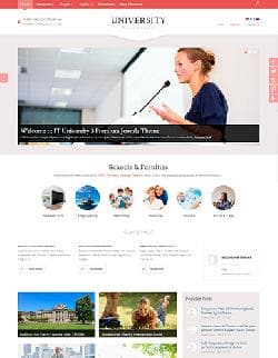IT University 3 v1.0 - an educational template for Joomla