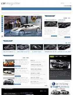 GK Car Magazine v1.0 - шаблон автомобильного журнала для Joomla