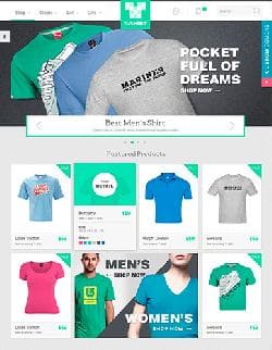 OT Tshirt v1.0 - template of online store of undershirts