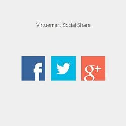 Virtuemart Social Share v2.5.3 - buttons of social networks for VM