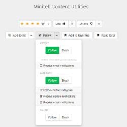 Minitek Content Utilities v3.1.4 - useful utilities for the webmaster