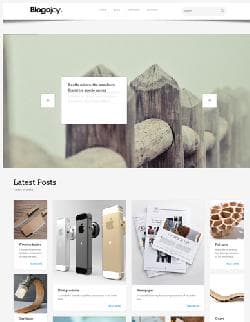  Blogojoy v1.2.8 - template for Wordpress 