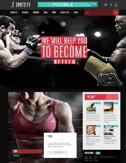  Sportify v2.3.6 - template for Wordpress 