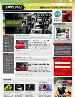 RT Mixxmag v1.0 - a template for Joomla
