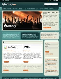 RT Affinity v1.2 - a template for Joomla