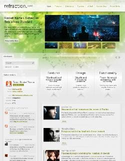  RT Refraction v1.3 - template with transparent background for Joomla 