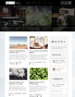 Magma v1.2.6 - a template for Wordpress