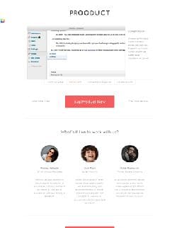 Prooduct v1.3 - a template for Wordpress