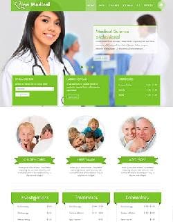  Vina Medical II v1.3 - website template on medical theme 