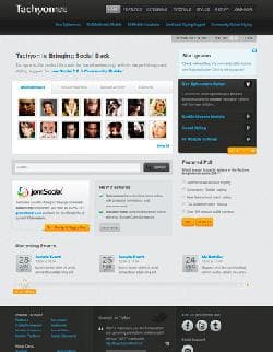 RT Tachyon v1.11 - a social template for Joomla