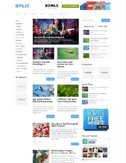 MTS Split v1.0 - a template for Wordpress