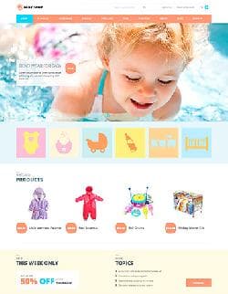 Hot Baby Shop v1.0 - children&#039;s online store on Joomla