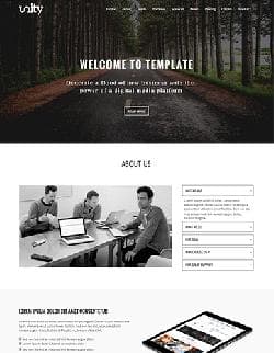 TX Unity v1.0.1 - a one-page template for Joomla